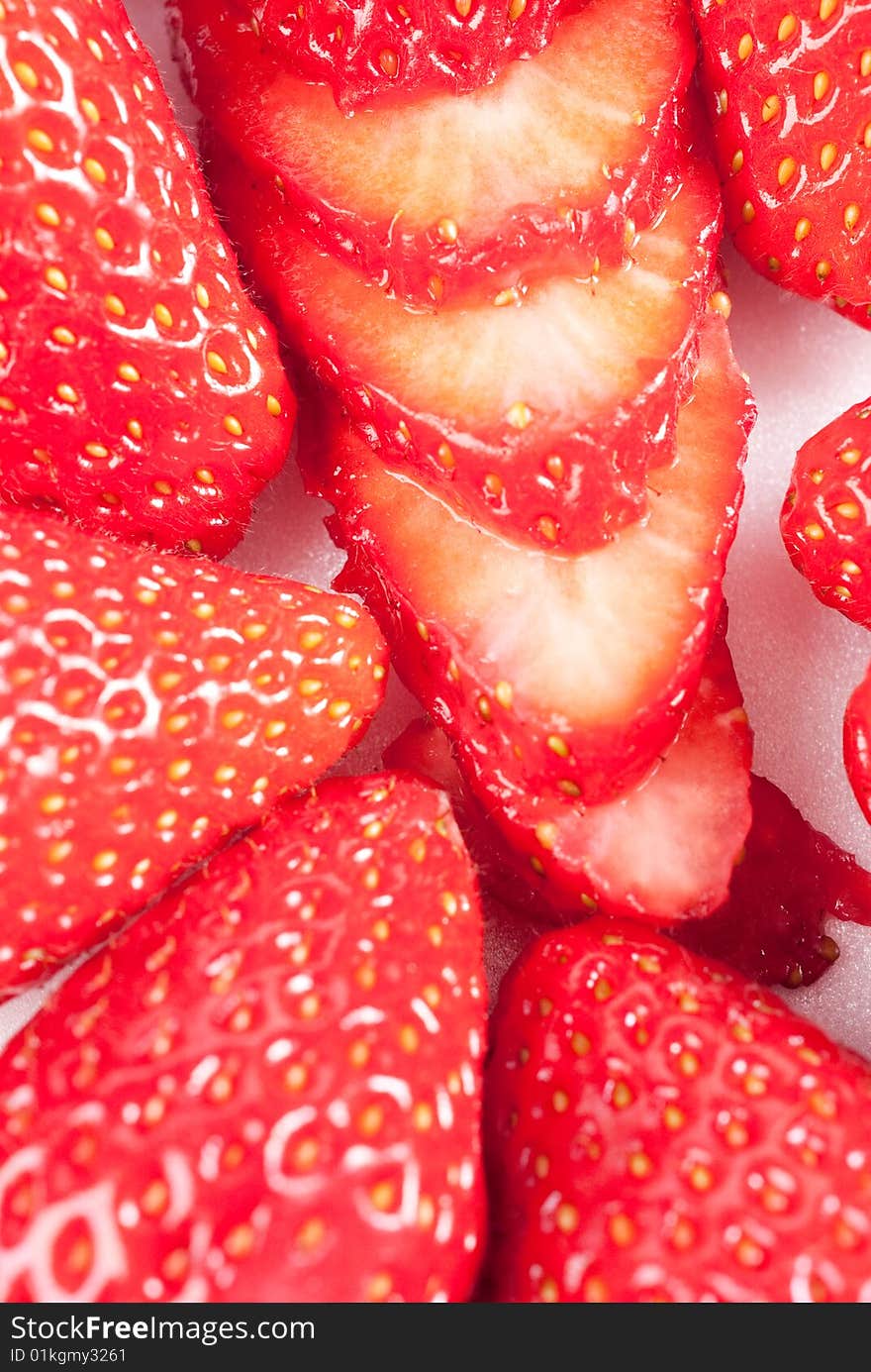 Strawberry Isolated on White