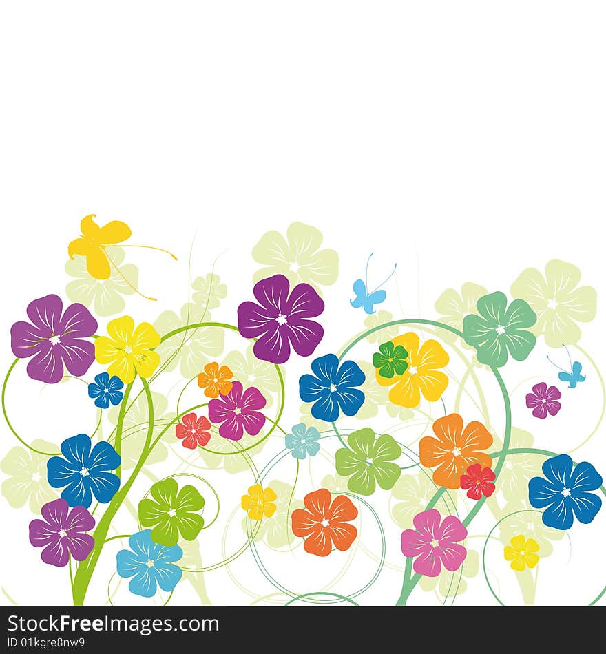 Flower Color Background