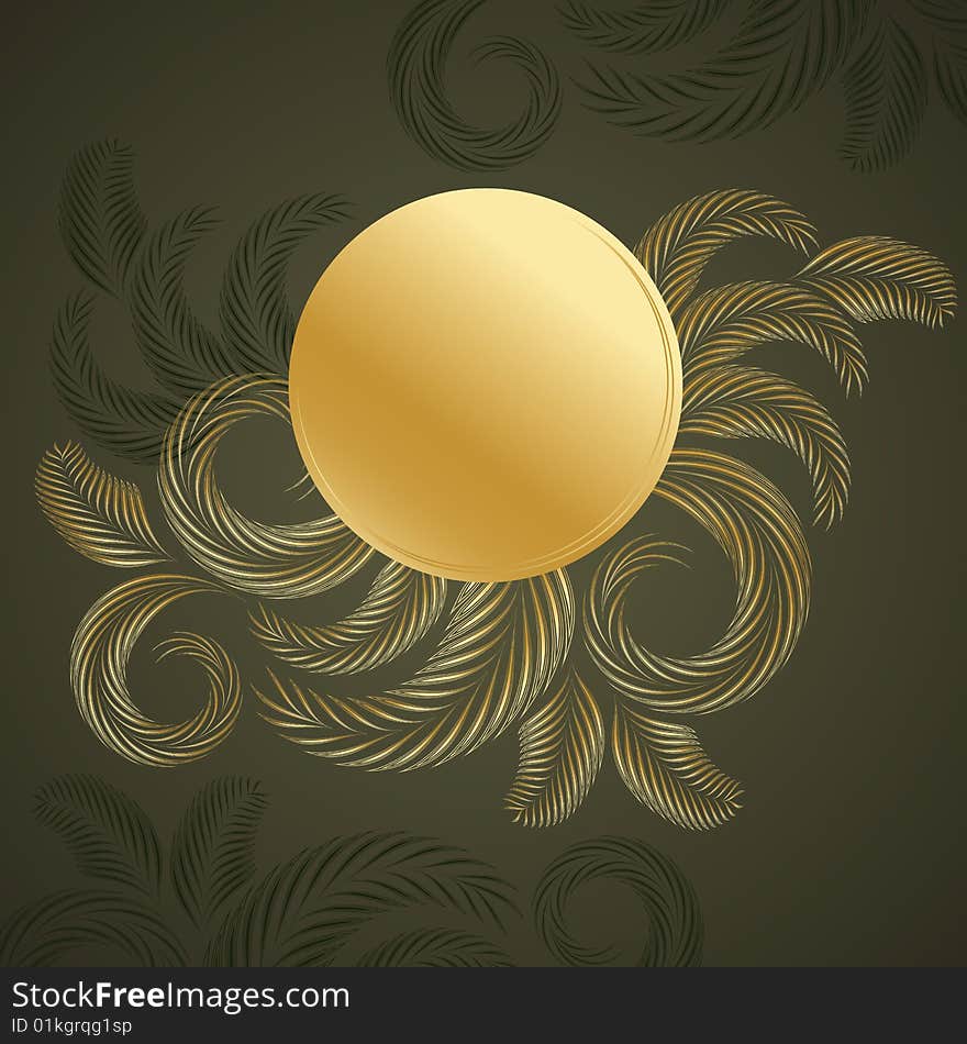 Flower color background - vector illustration