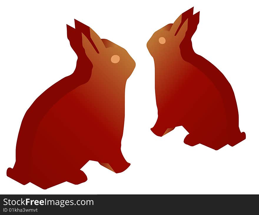 3d Rabbits