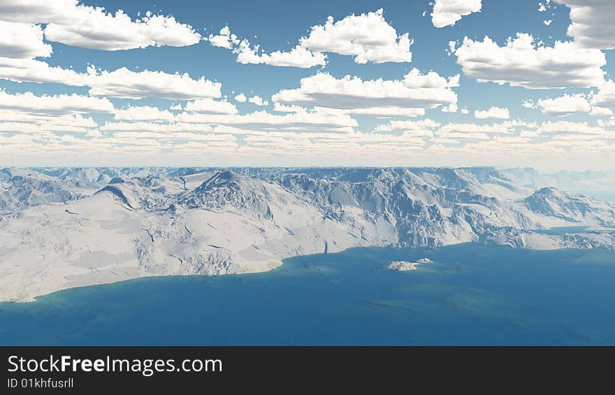 Russian Mountain Landscape