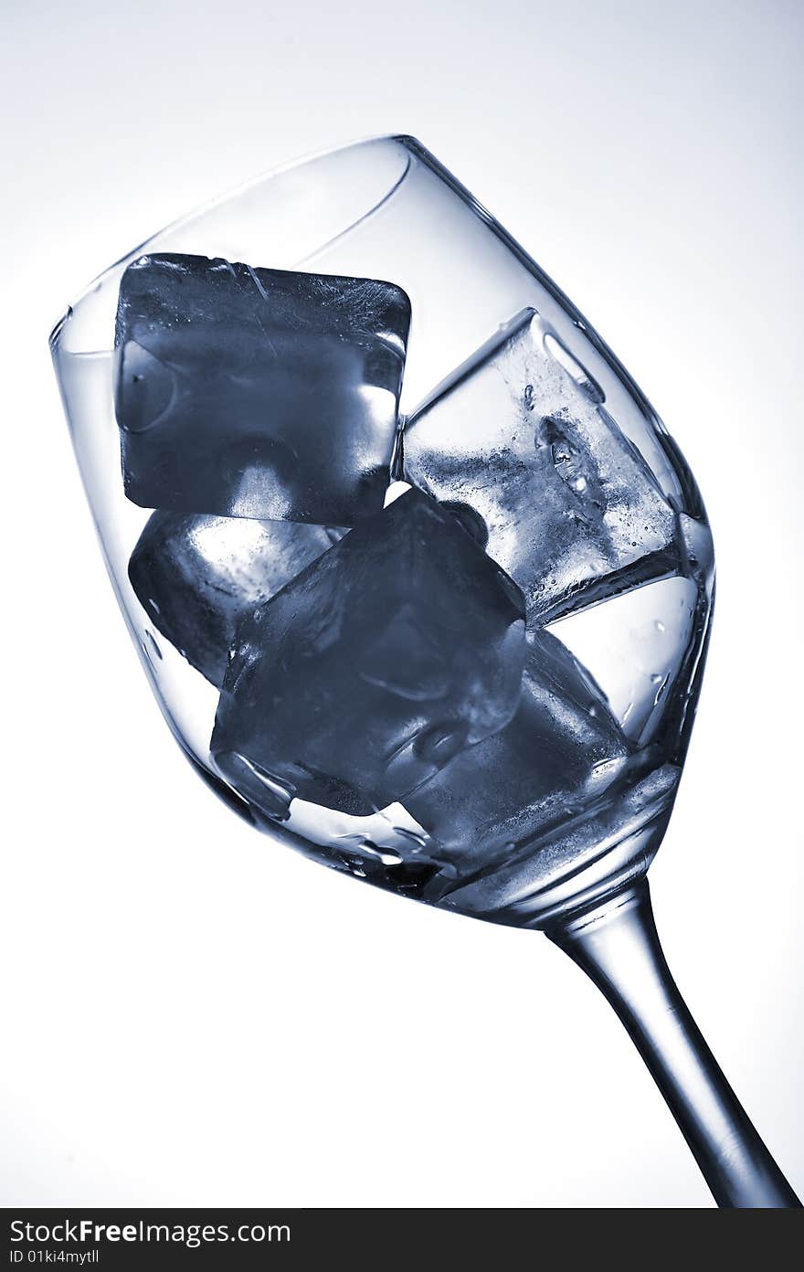 Ice Cube In Glass