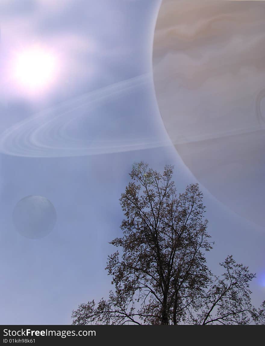 A coming eclipse on a planet far far away.

+ Picture taken in Prague, Czech Republic +. A coming eclipse on a planet far far away.

+ Picture taken in Prague, Czech Republic +