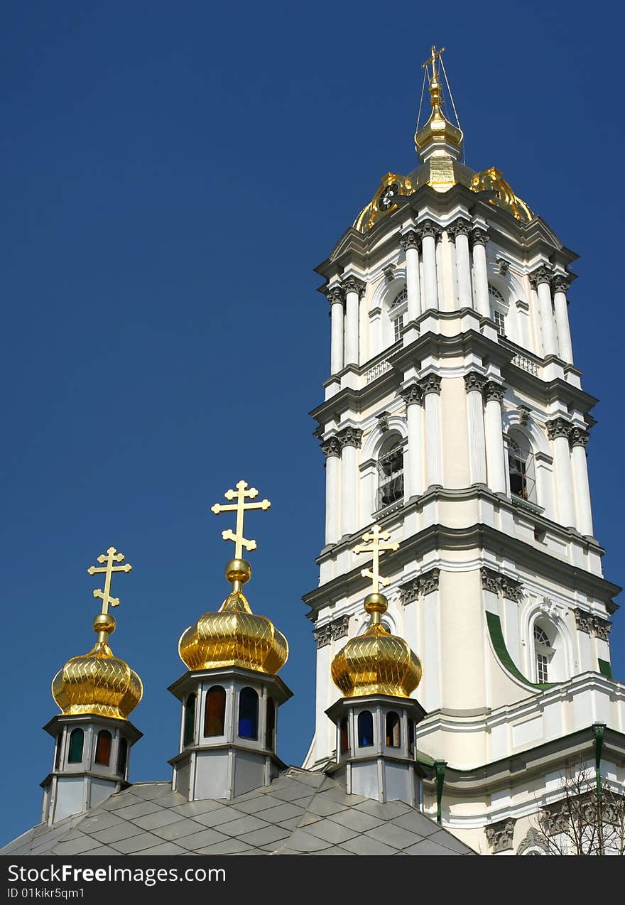 Domes of churches.