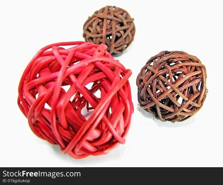 Wicker balls