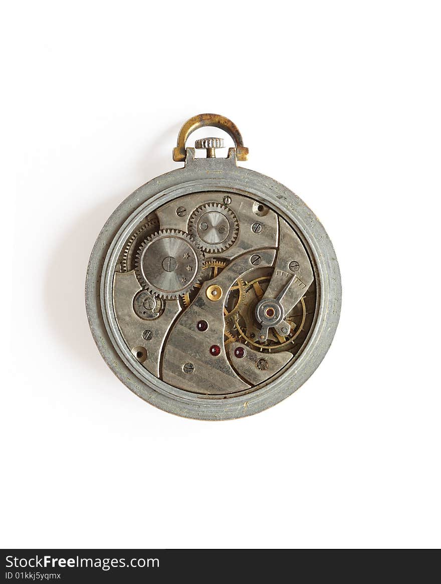 Old watch mechanism