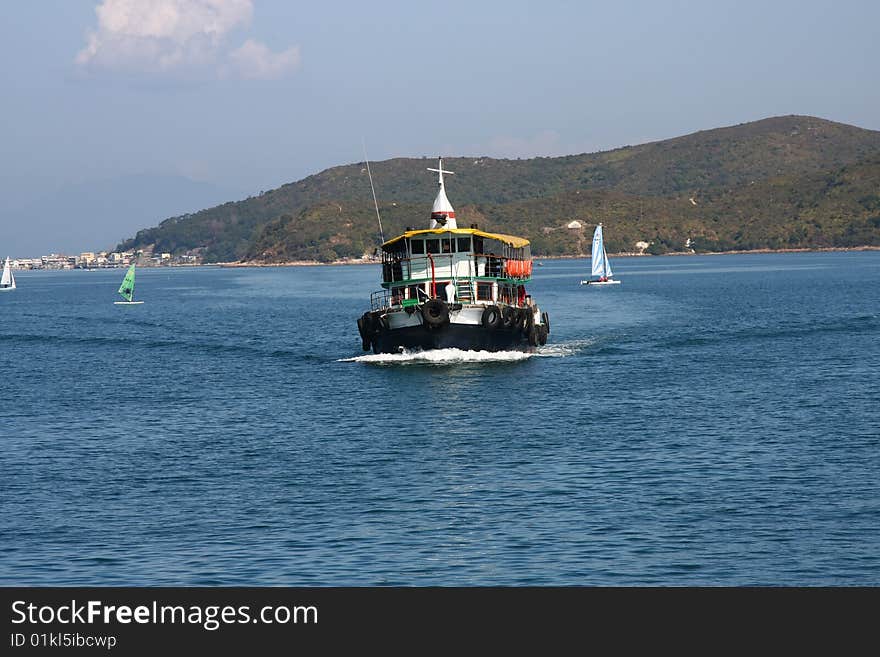 Ferry in Hong Kong