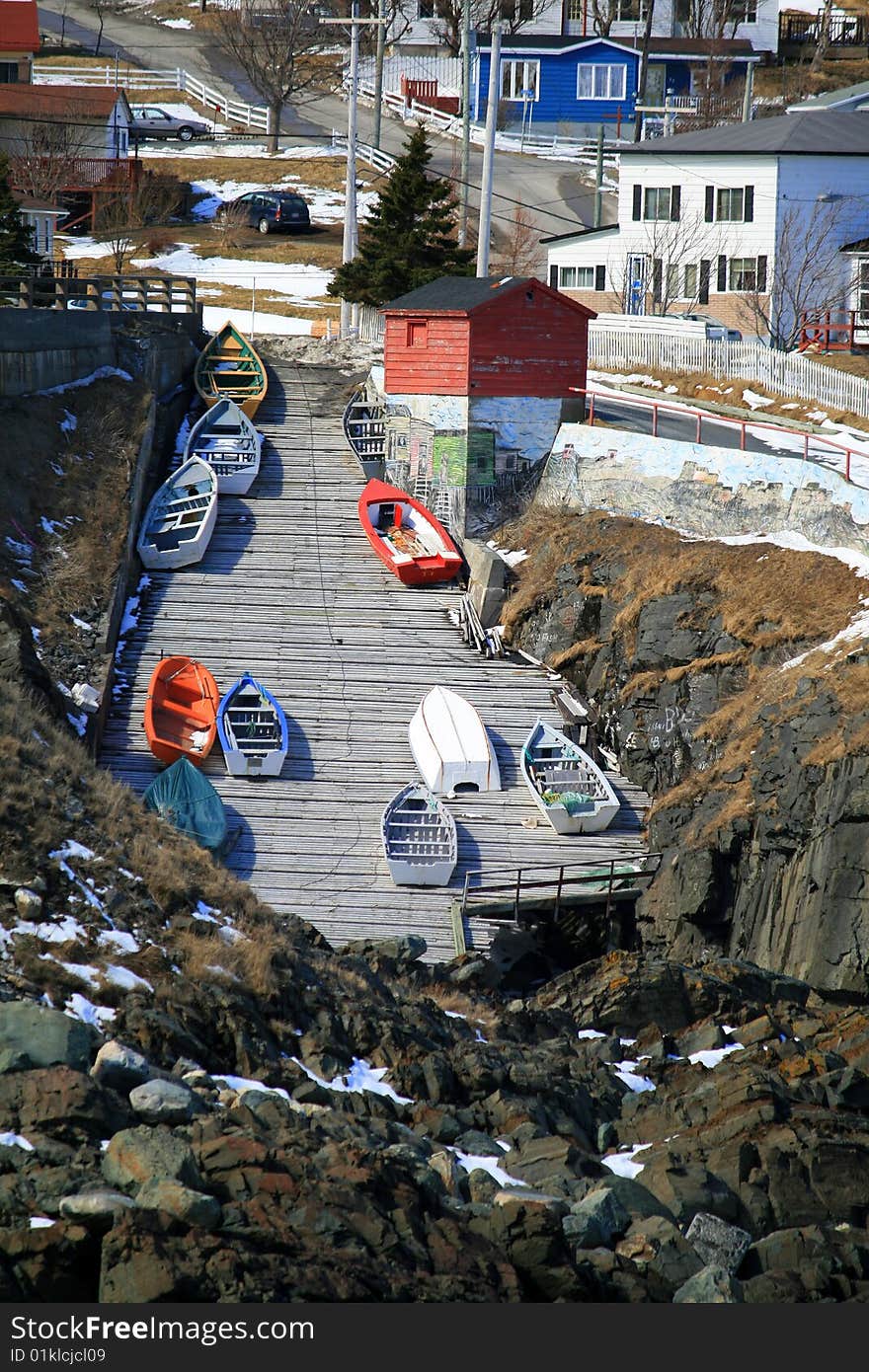 Fishing Boats on Slipway