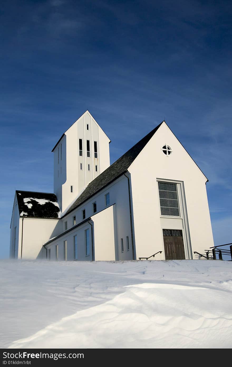 Famous Icelandic Church in Skalholt along the Golden Circle