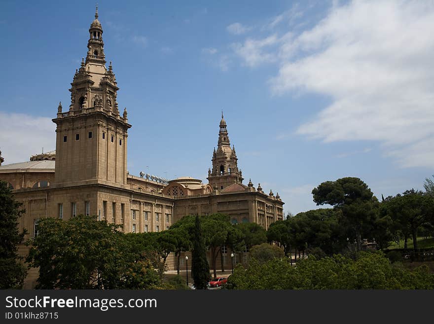 Museum de Art in Barselona. Spain. Museum de Art in Barselona. Spain.