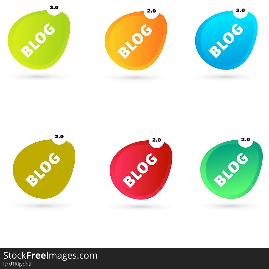 Chat or blog bubbles. vector only. Chat or blog bubbles. vector only