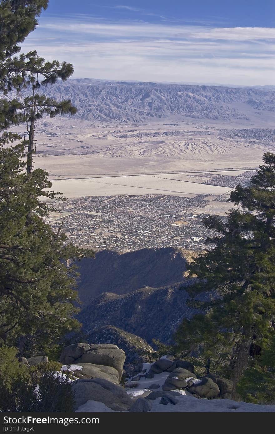 Palm Springs From Mount San Jacinto State Park