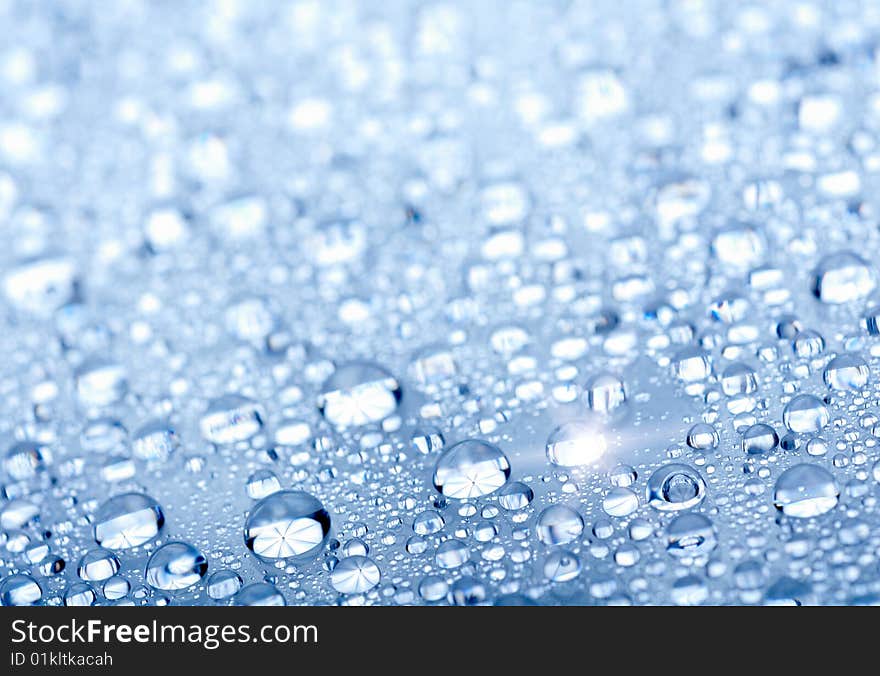 Water drops on glass background. Water drops on glass background