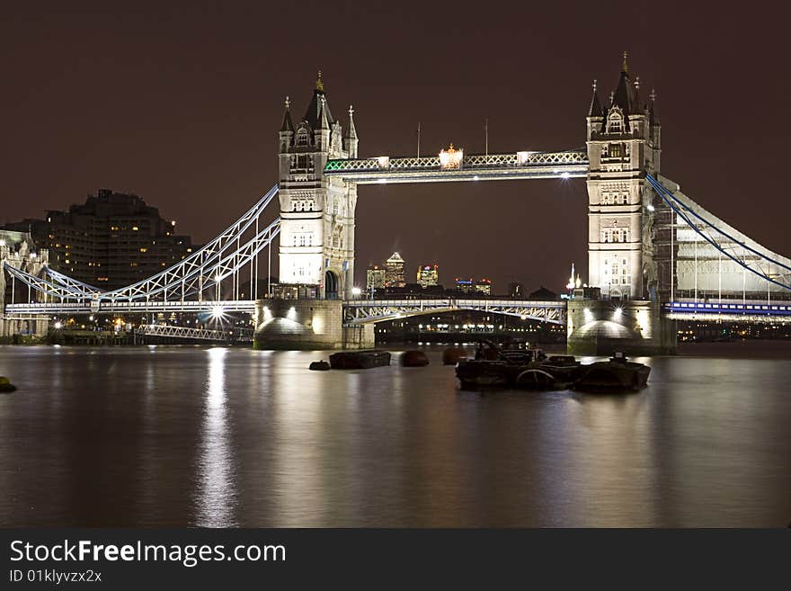 Tower Bridge At Night