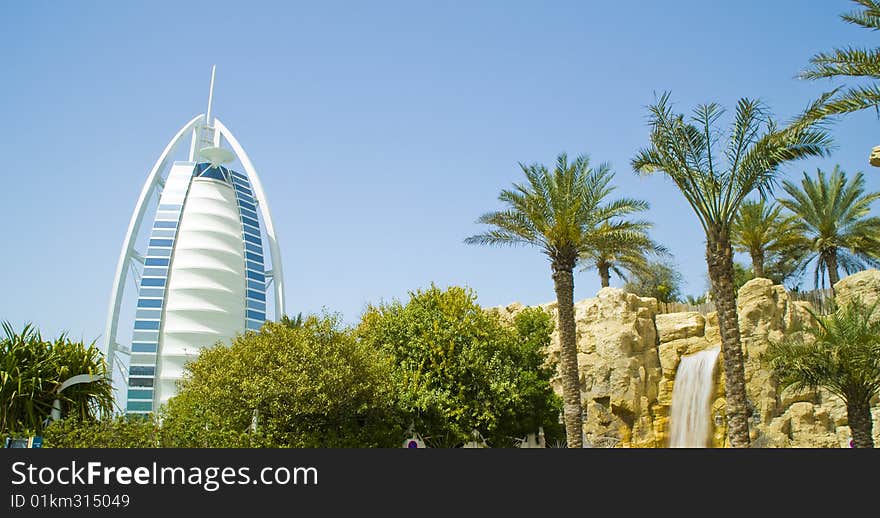 Burj al arab hotel in dubai united arab emirates. Burj al arab hotel in dubai united arab emirates