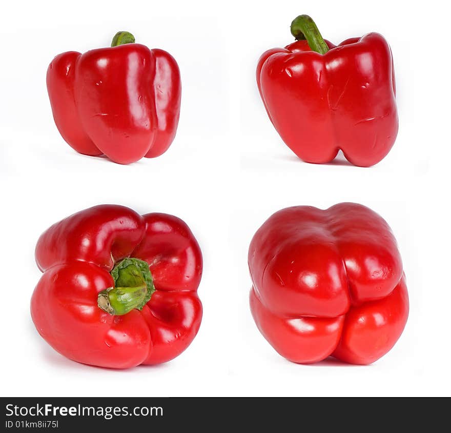 Assorted sweet bell red papricas