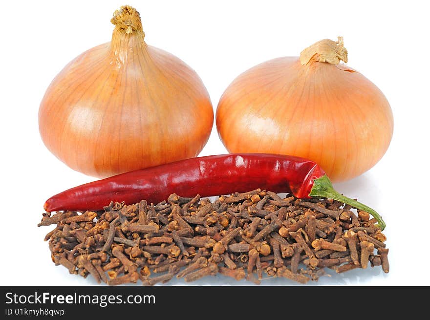 Two Onions With Pepper