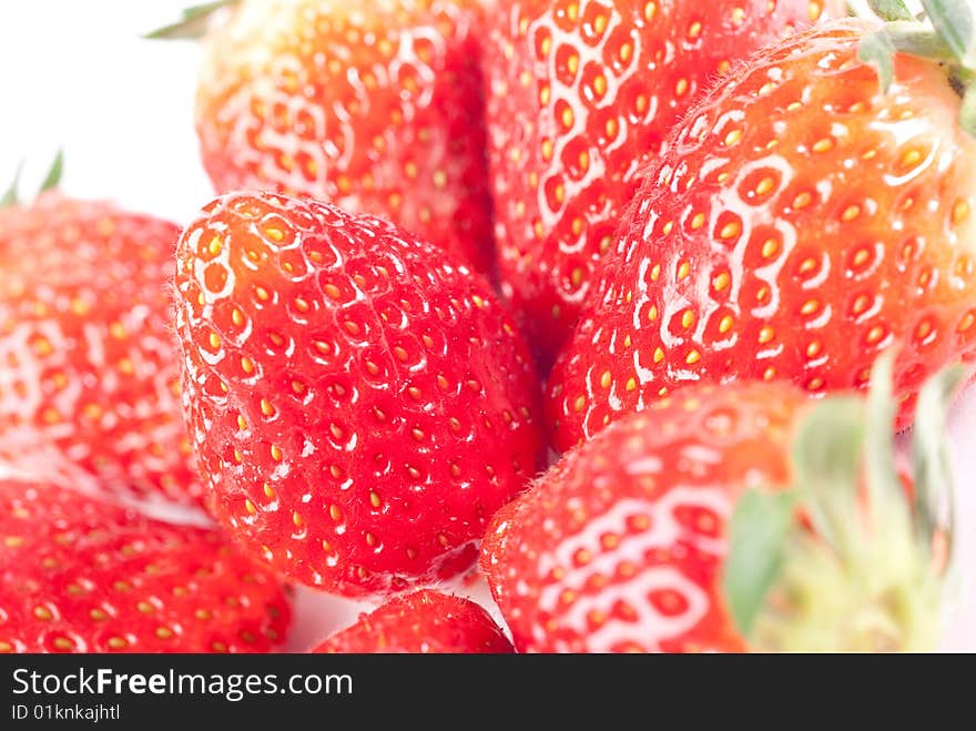 Strawberry Isolated On White