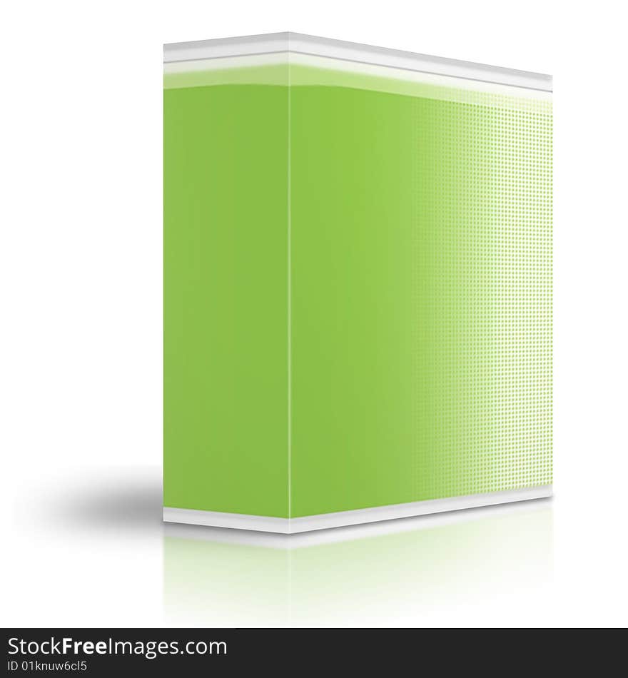 Green Cardboard boxes with generic printing