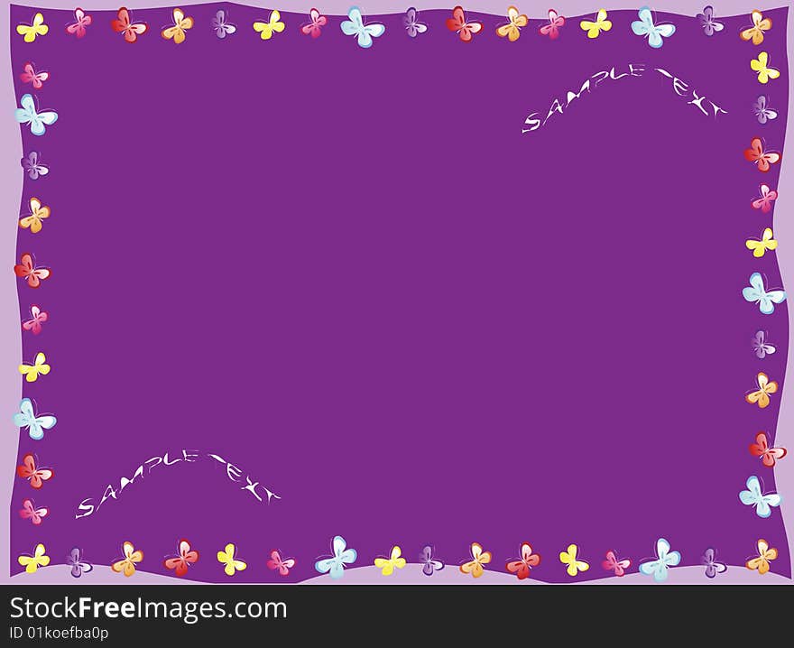 Vector illustration of background with butterfly. Vector illustration of background with butterfly