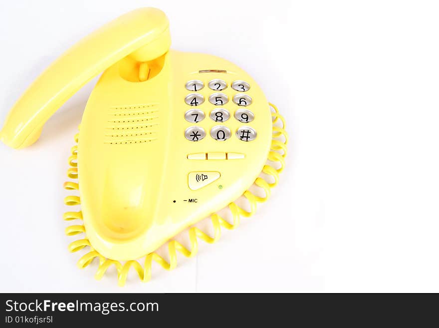 Yellow telephone