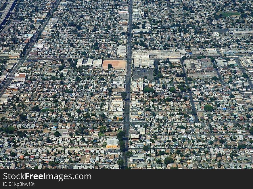 Los angeles Suburbs in California