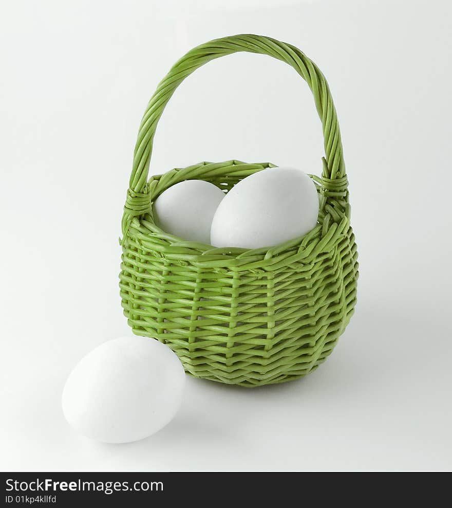 Eggs in basket