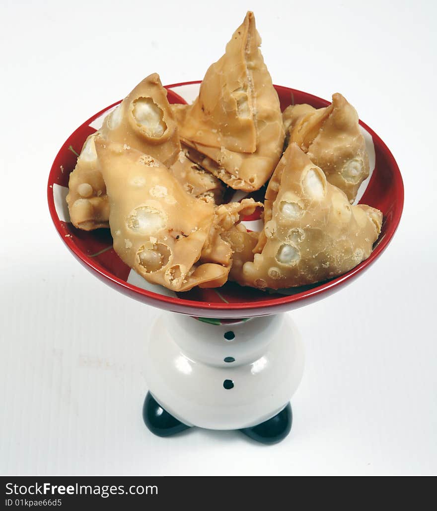 Crispy samosas for snack time