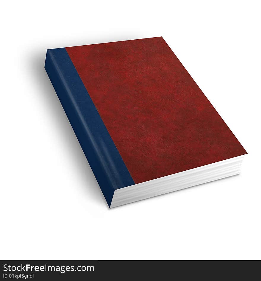 Book with generic red design