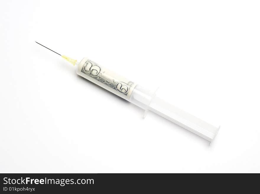 Syringe With Money