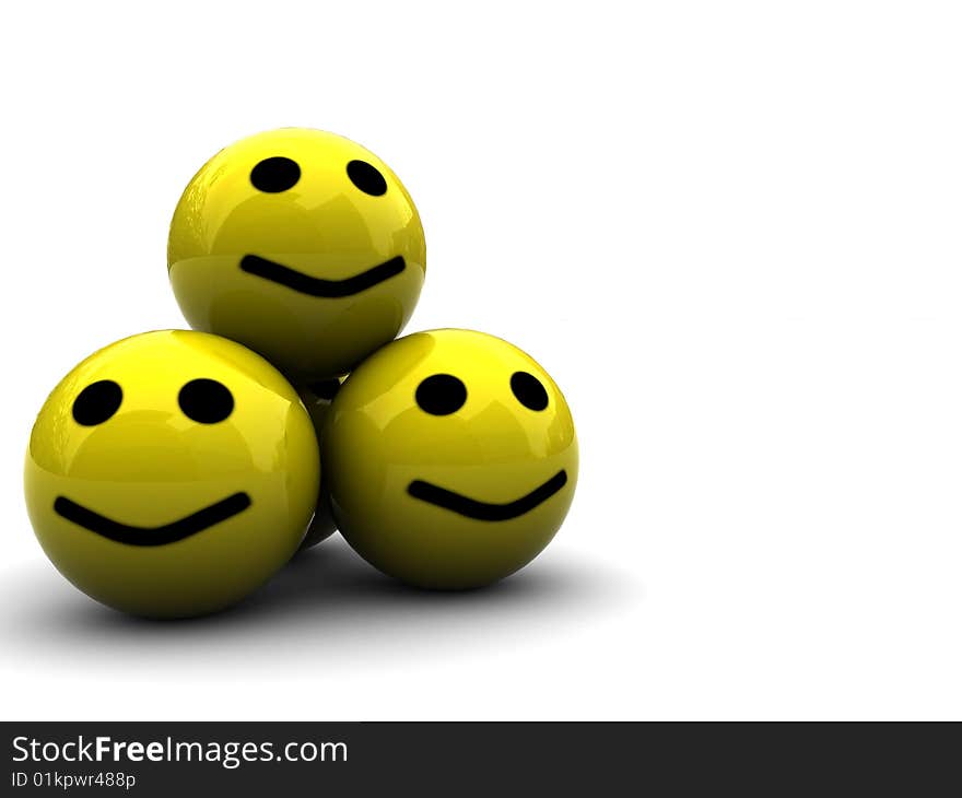 3d smileys