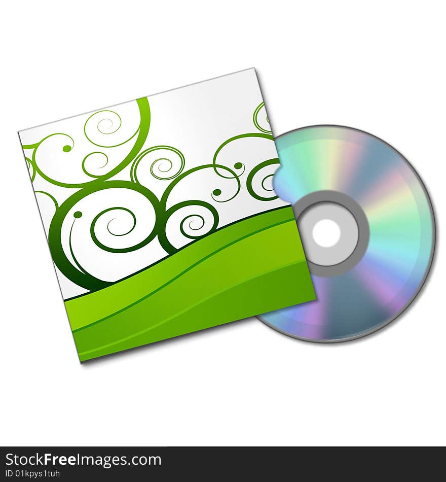 DVD Box on a white background