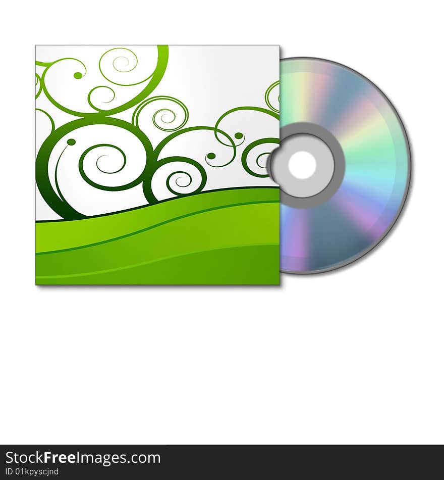 DVD Box on a white background