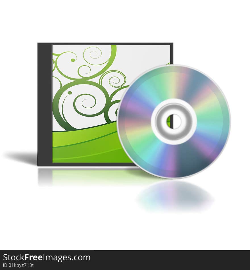 DVD Box on a white background