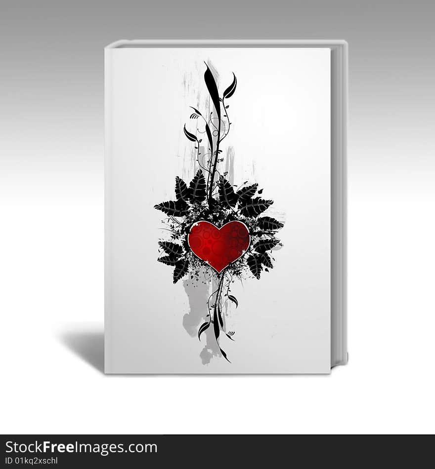 Book With A Heart Design