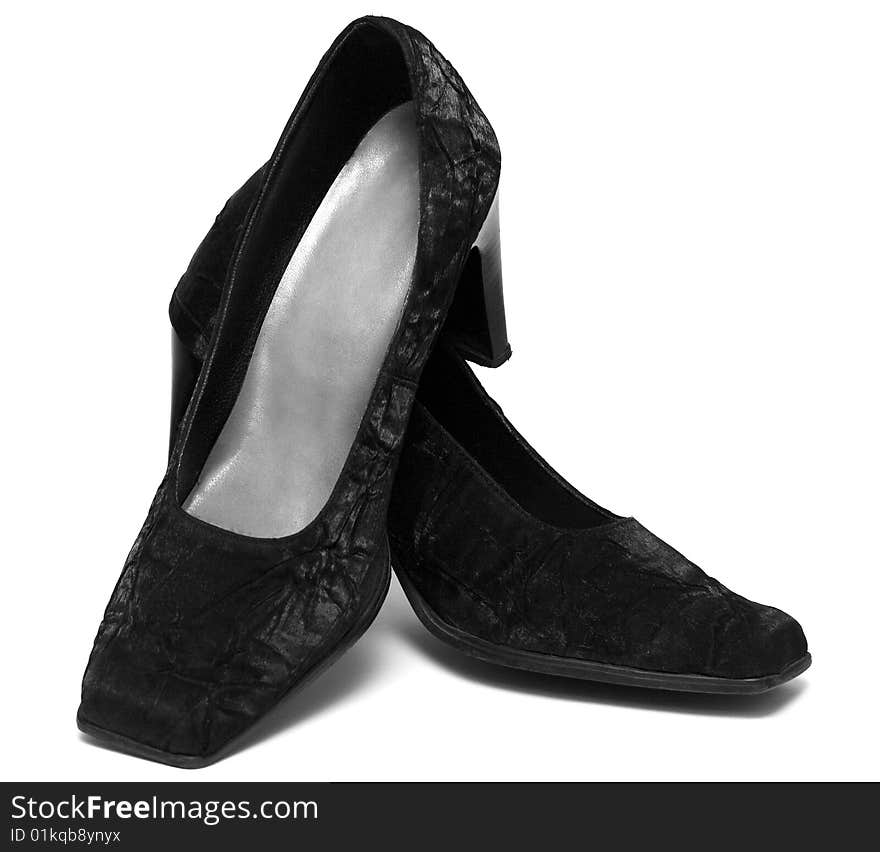 Black womanish shoes