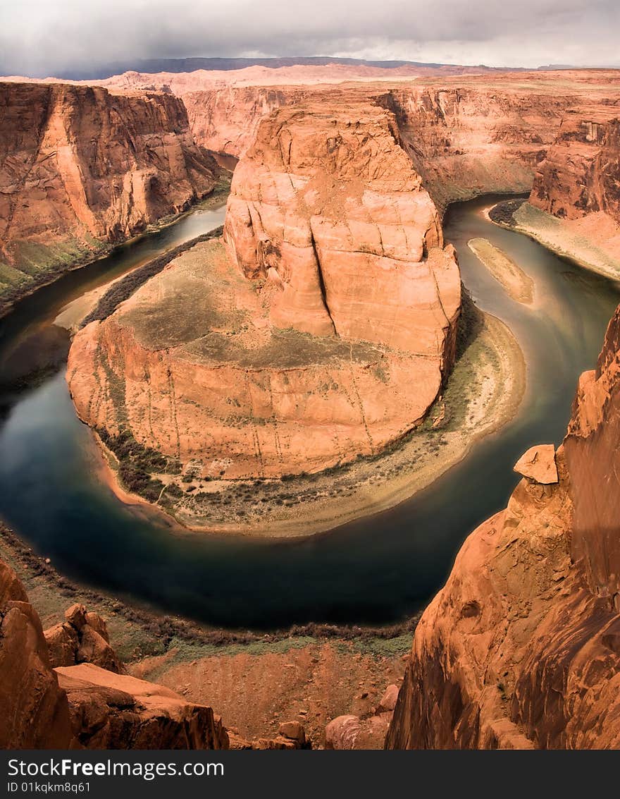 Horseshoe bend near Page Arizona. Horseshoe bend near Page Arizona