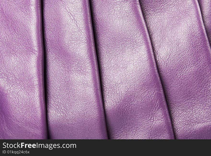 Violet leather