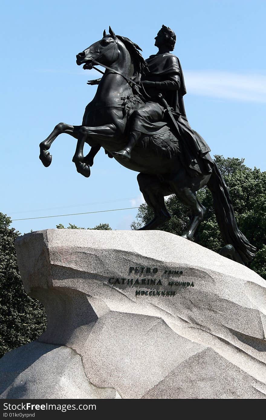 Peter the First statue. Russian Emperor in Saint-Petersburg. Peter the First statue. Russian Emperor in Saint-Petersburg.