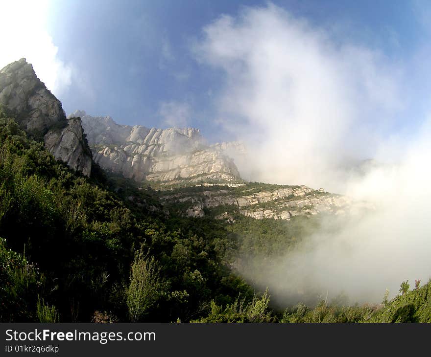 Mountain cloud