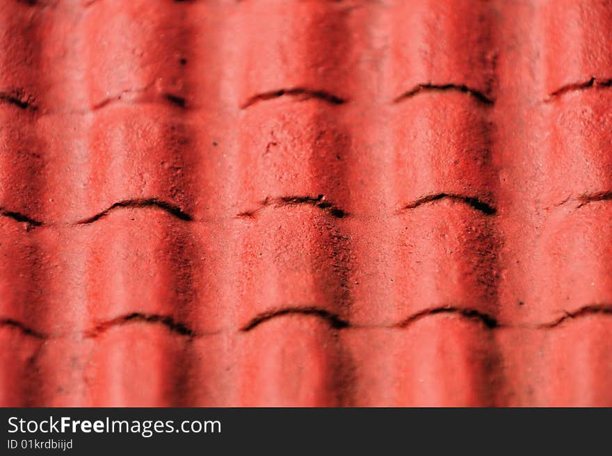 A close up shot of red tiles suitable for background or wallpaper. A close up shot of red tiles suitable for background or wallpaper