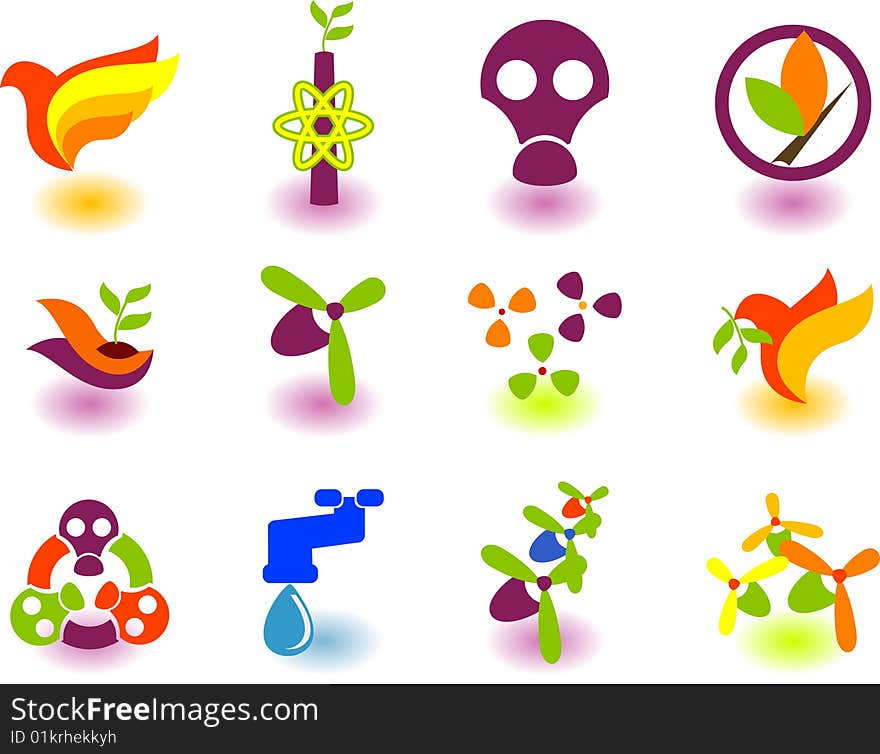 Set of symbols- nature/ for desing