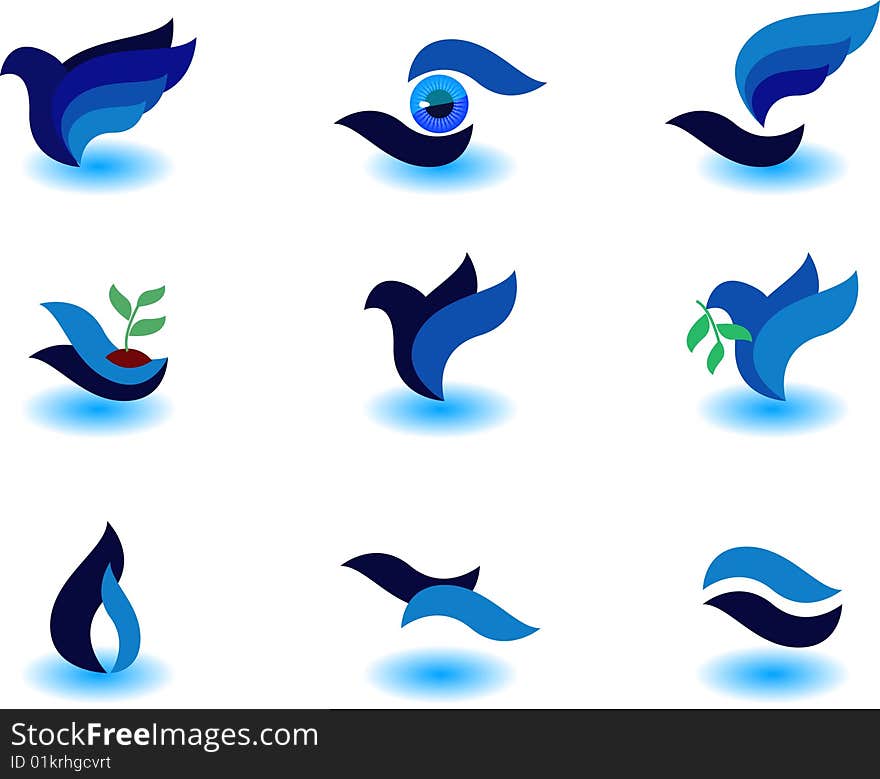 Nature for your desing/ vector