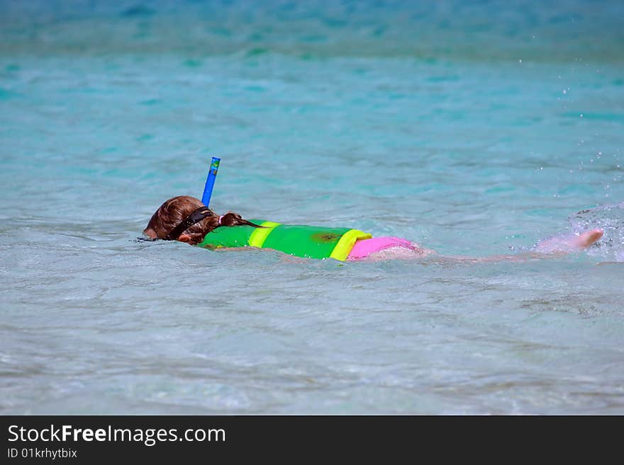 Snorkel girl