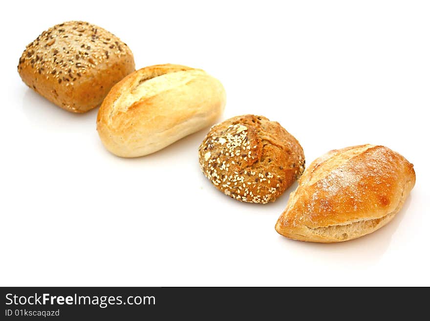 Bread roll in the kitchen. Bread roll in the kitchen