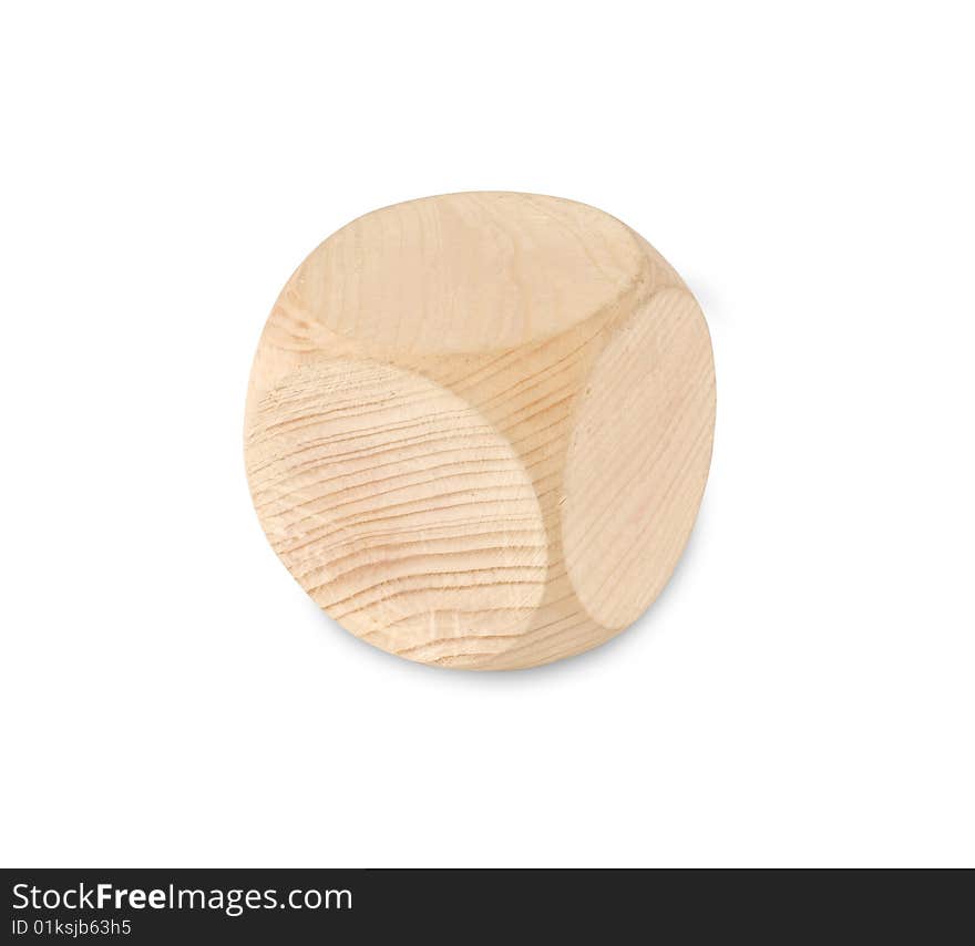 Game bone with wooden texture. Game bone with wooden texture