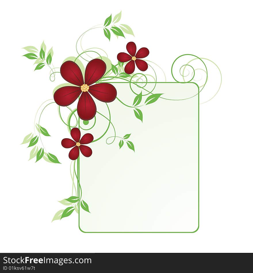 Abstract Floral Background