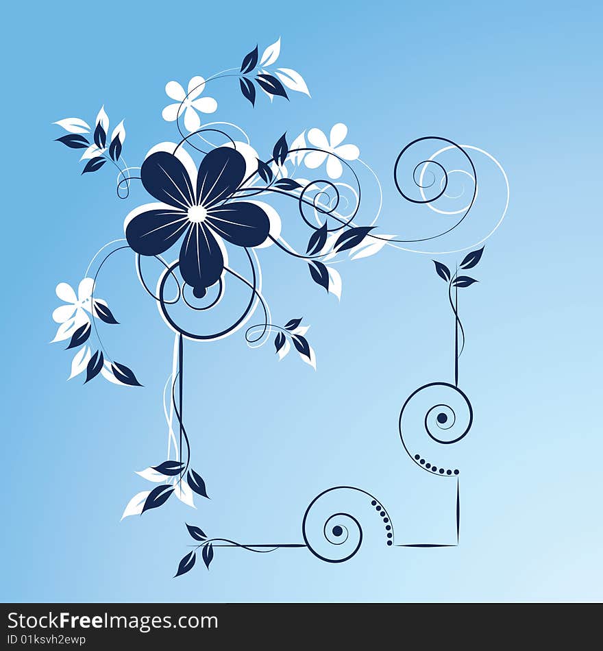 Abstract Floral Background