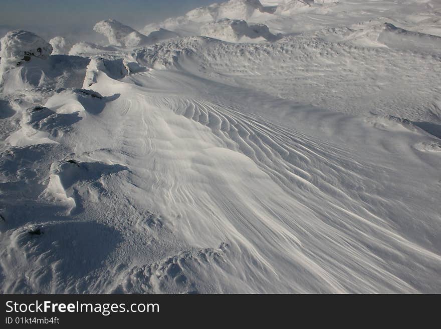 Snowdrift in the White Mountains