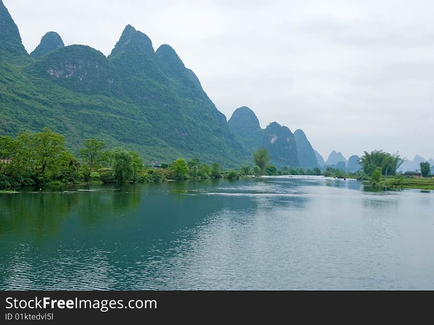 Ulong river near Yangshuo